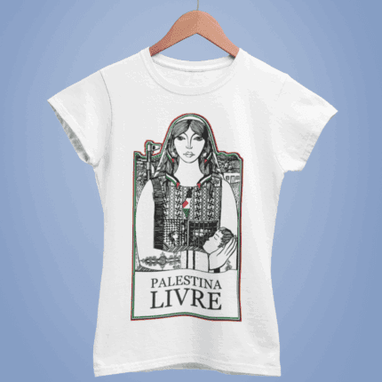 Camiseta Palestina Livre Mulheres