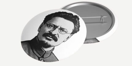 Leon Trótski Retrato – Bóton de Plástico