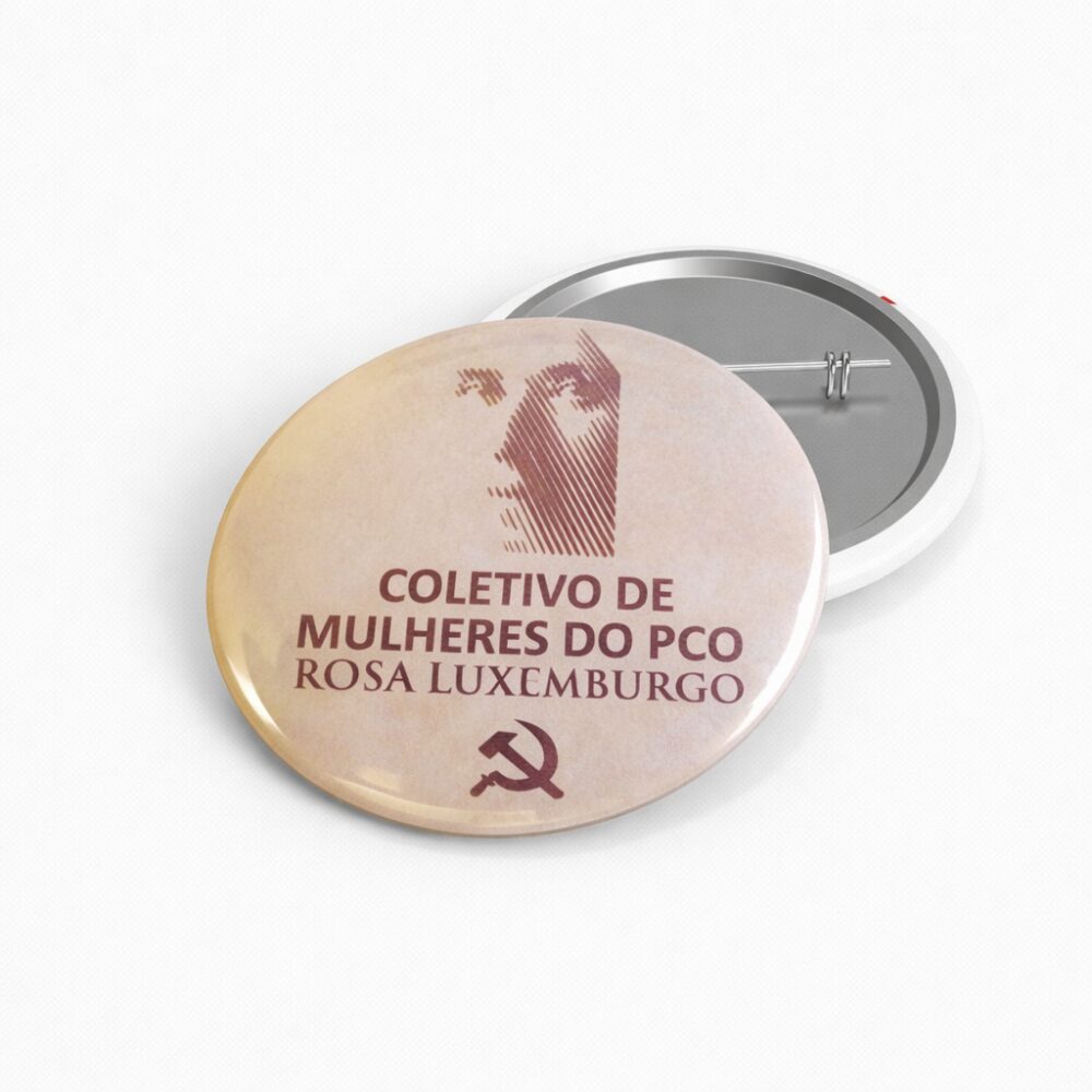 Coletivo de Mulheres Rosa Luxemburgo - Bóton de Plástico
