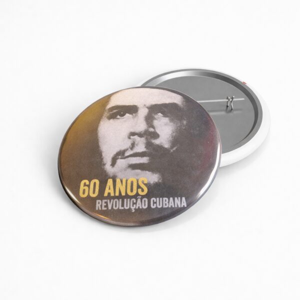 60 Anos da Revolução Cubana - Bóton de Plástico