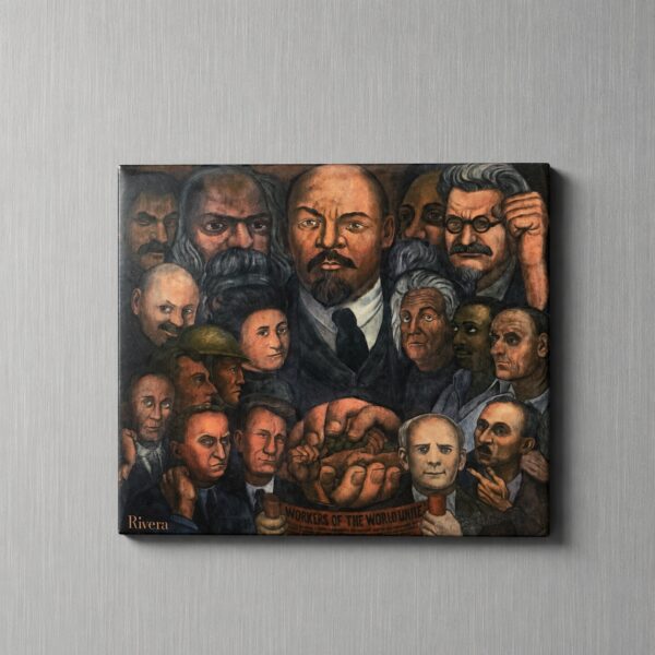 Imã O Homem, Controlador do Universo (detalhe) - Diego Rivera