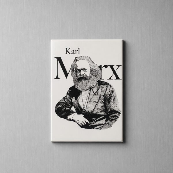 Imã Karl Marx Ilustração