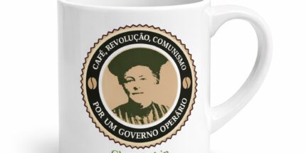 Clara Zetkin “Café, Revolução, Comunismo” – Xícara de Cerâmica