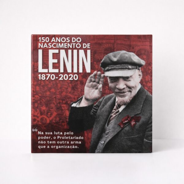 Vladimir Lenin 150 anos – Azulejo Decorativo em Cerâmica 15x15cm