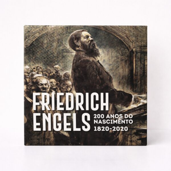 Friederich Engels 200 anos - Azulejo Decorativo em Cerâmica 15x15cm