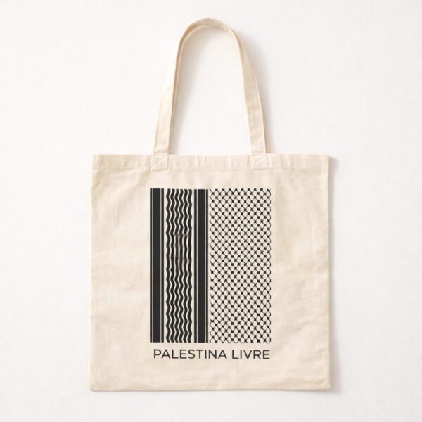 Kufia Palestina Livre – Ecobag