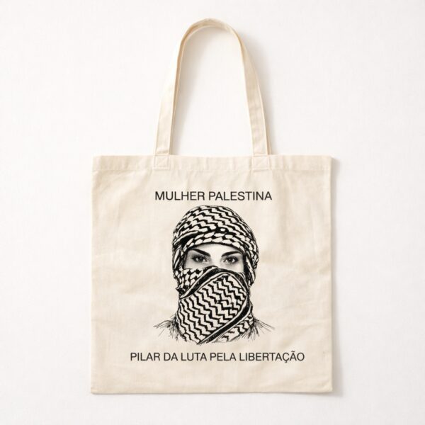 Mulher Palestina Pilar da Luta – Ecobag