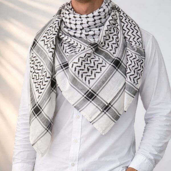 Kufiya Lenço Palestino 135 x 135 cm - Importado