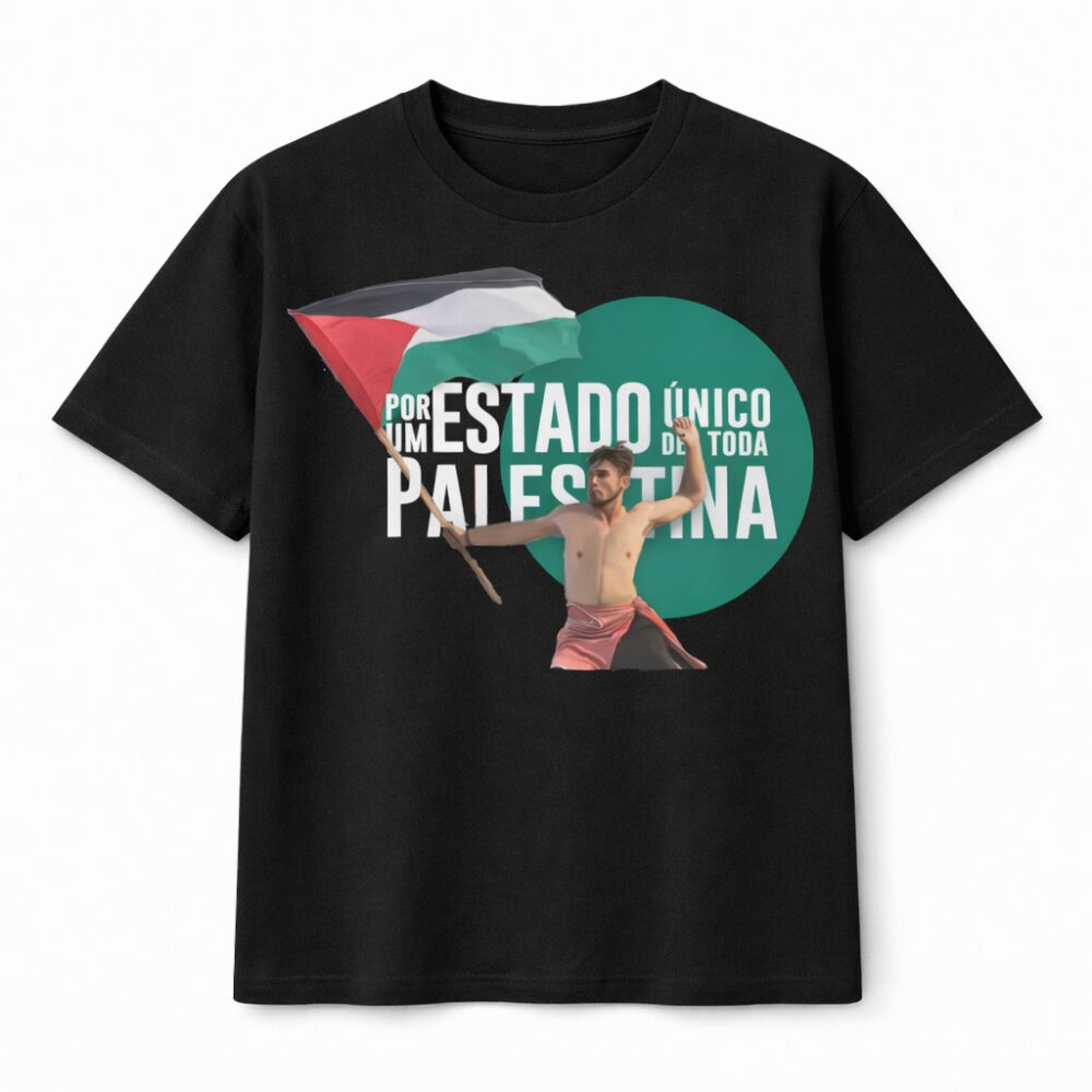 Por Um Estado Único Por Toda Palestina - Camiseta Unissex