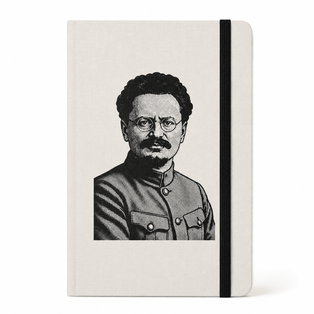 Leon Trótski Retrato – Caderneta Sem Pauta 14×21 - Papel Avena 80g