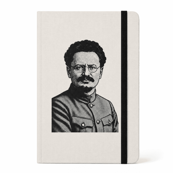 Leon Trótski Retrato – Caderneta Sem Pauta 14×21 - Papel Avena 80g