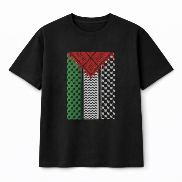 Estampa Kufiya Colorida - Camiseta Unissex