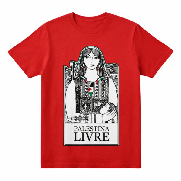 Mulher Palestina Livre – Camiseta Unissex - Imagem 3