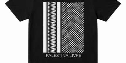 Kufia Palestina Livre - Camiseta Unissex