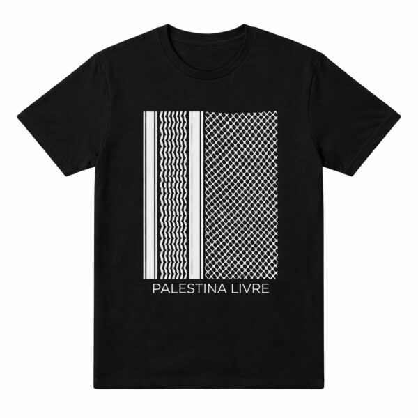 Kufia Palestina Livre - Camiseta Unissex
