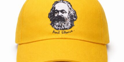 Karl Marx Assinatura - Boné Comum Unissex