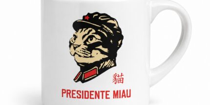 Presidente Miau – Xícara de Cerâmica