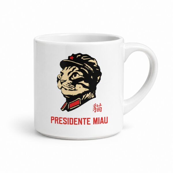Presidente Miau – Xícara de Cerâmica