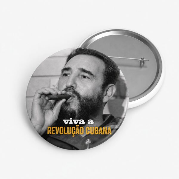 Viva a revolução cubana – Bóton de Plástico