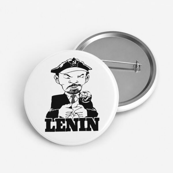 Lênin Caricatura - Bóton de Plástico