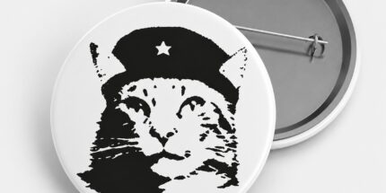 Gato Che - Bóton de Plástico