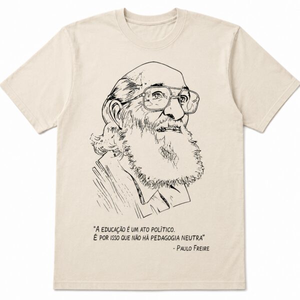 Paulo Freire - Camiseta Unissex