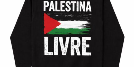 Palestina Livre - Moletom Gola Careca Unissex