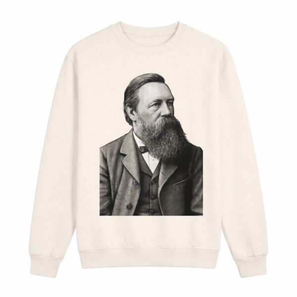 Friederich Engels Retrato - Moletom Gola Careca Unissex