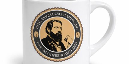 Friederich Engels “Café, Revolução, Comunismo” – Xícara de Cerâmica