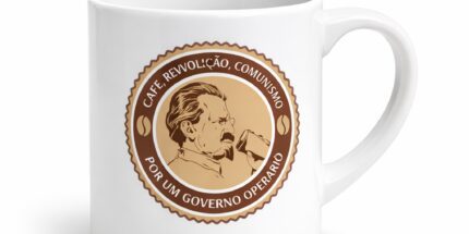 Leon Trótski “Café, Revolução, Comunismo” – Xícara de Cerâmica