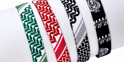 Pulseira de tecido Kufya Palestina