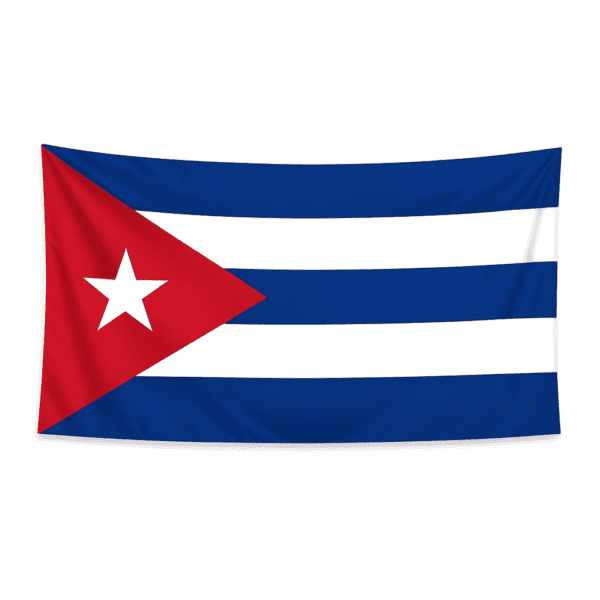Bandeira Cuba – Decorativa em Tecido Oxford 70x145cm