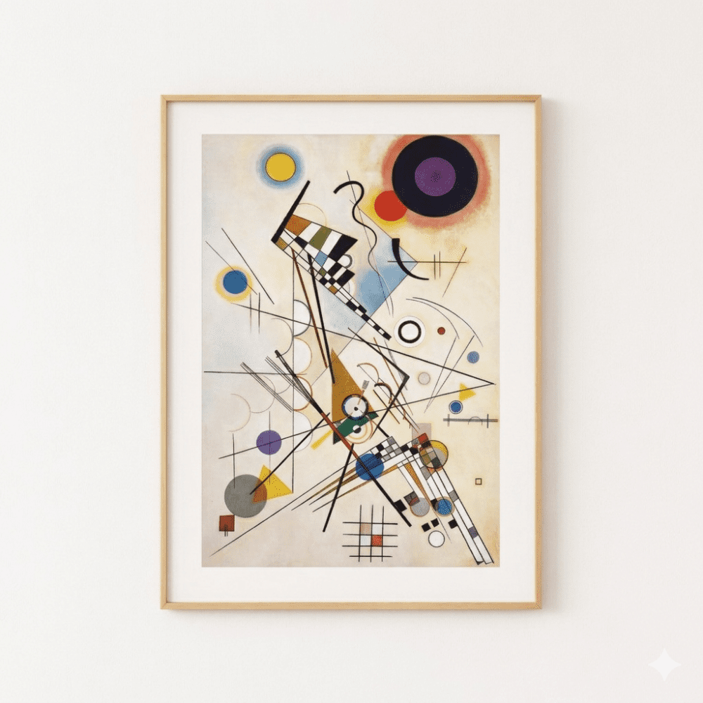 "Composição VIII" Kandinsky – Pôster Decorativo A3