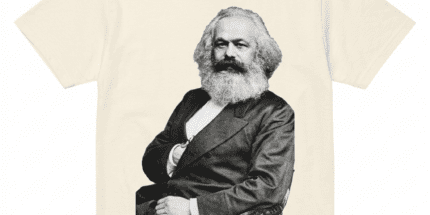 Karl Marx Retrato - Camiseta Unissex