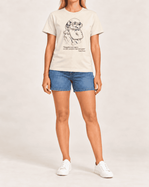 Paulo Freire - Camiseta Unissex