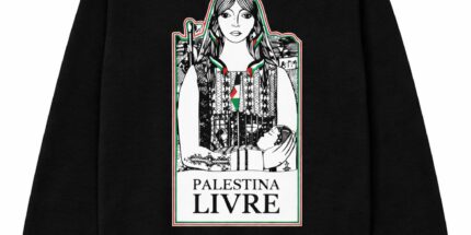Mulher Palestina Livre - Moletom Gola Careca Unissex