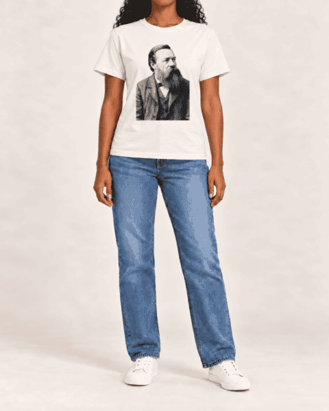 Friederich Engels Retrato - Camiseta Unissex