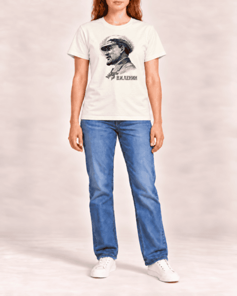 Vladimir Lenin Retrato - Camiseta Unissex