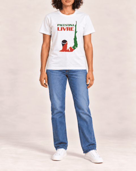 Palestina Livre Fuzil - Camiseta Unissex