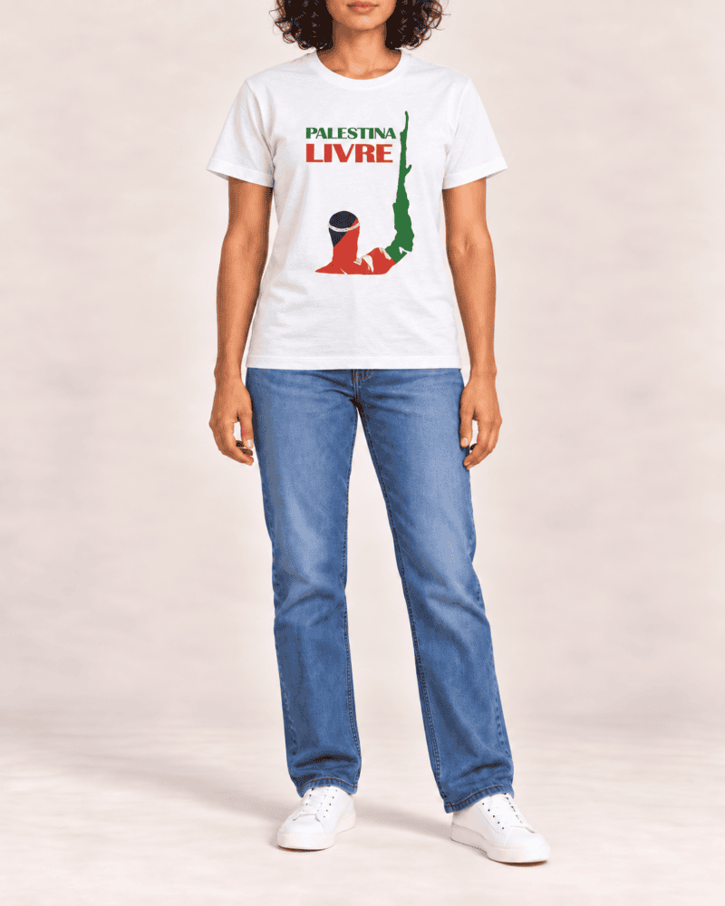 Palestina Livre Fuzil - Camiseta Unissex