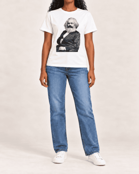 Karl Marx Retrato - Camiseta Unissex