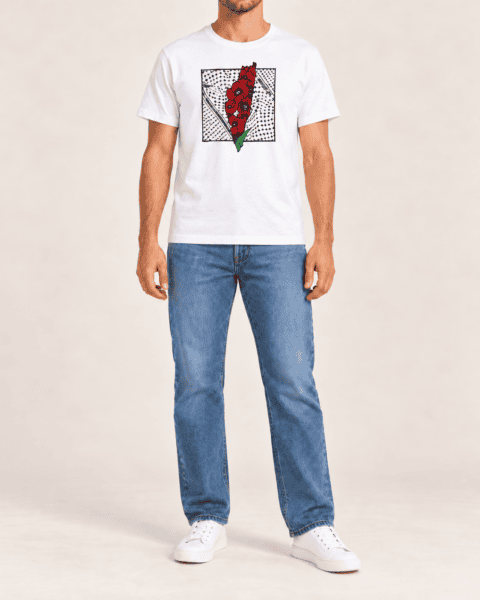 Mapa, Kufya e Flor- Camiseta Unissex