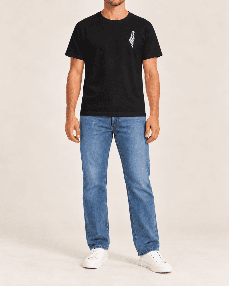 Mapa Palestina - Camiseta Unissex