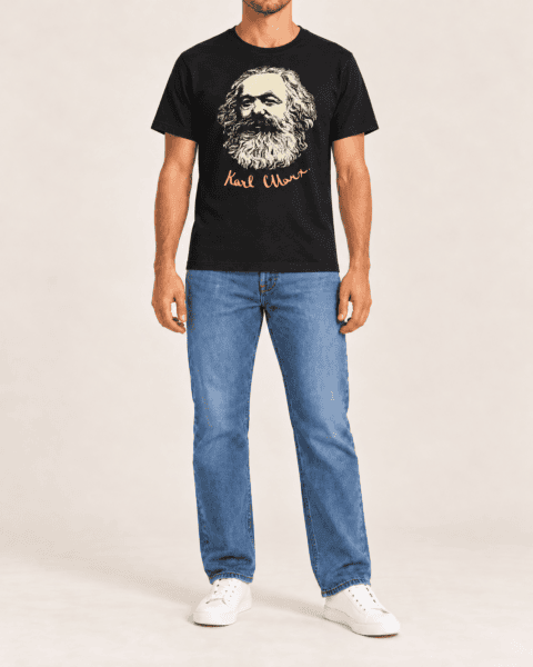 Karl Marx Assinatura - Camiseta Unissex