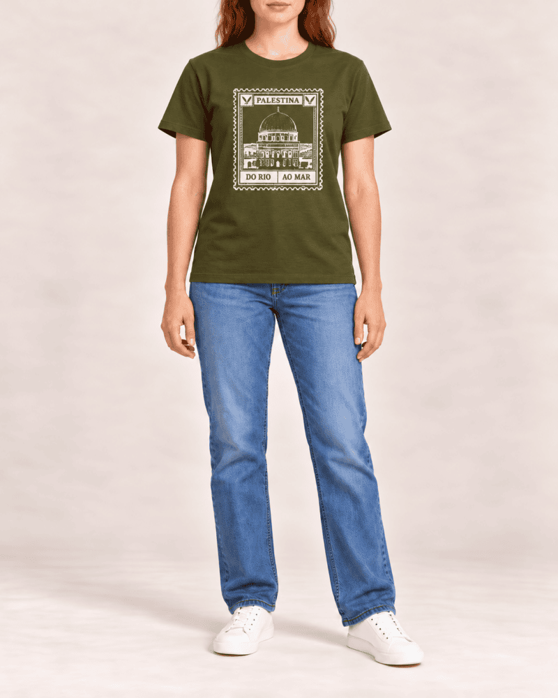 Selo Palestina - Camiseta Unissex