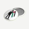 Eu estou com a Palestina - Bóton de Plástico