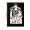 Mulher Palestina Livre – Caderno Espiral Praia Pautado 200 fls