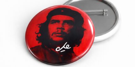 Che Guevara Assinatura - Bóton de Plástico