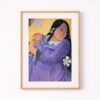 "Vahine no te vi" Paul Gauguin - Pôster Decorativo A3