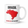Brasil Vermelho Até no Nome - Caneca de Cerâmica 325ml